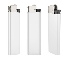 White Lighter Isolated