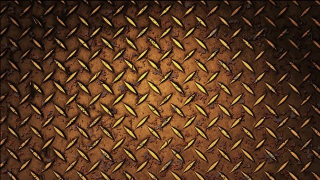 rusting metal, 4k timelapse computer generated grunge animation background 