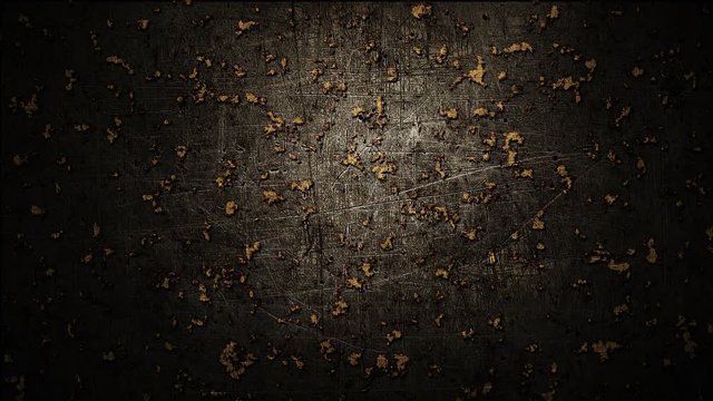 rusting metal, 4k timelapse computer generated grunge animation background 