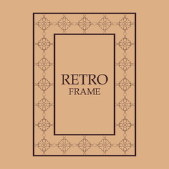 Vintage ornamental frame