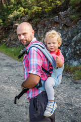 Fototapeta premium Family on lician way