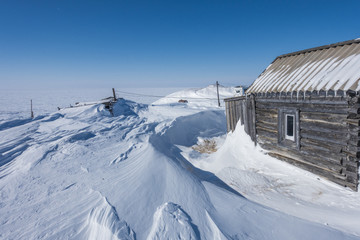 house in Nenets tundra,Jamal