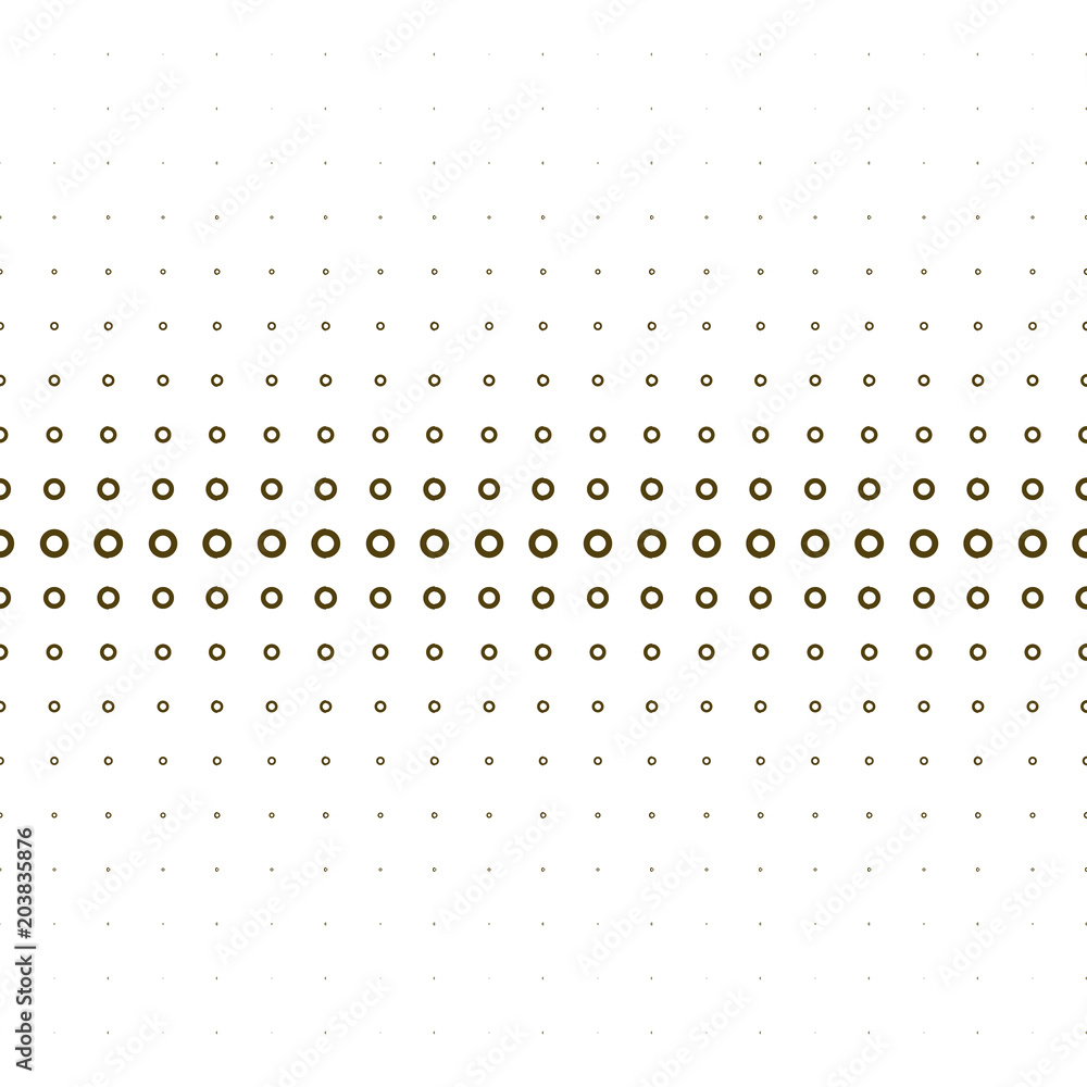 Poster Pattern of halftones for borders. Halftone dots vector background.