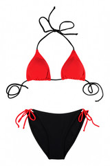 Bikini swimsuit isolated on white background