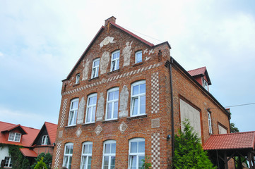 Edifício em Leba, na Polónia