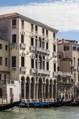 Naklejka premium Palaces along the Grand Canal, Venice, Italy