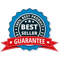 Best Seller label illustration