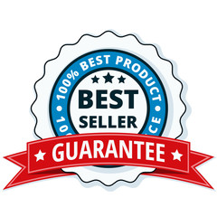 Best Seller label illustration