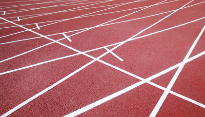 Fototapeta premium Beautiful runway, in track and field