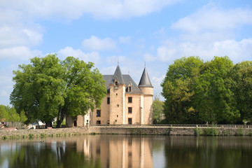 Fototapeta na wymiar Chateau de Nieul in France