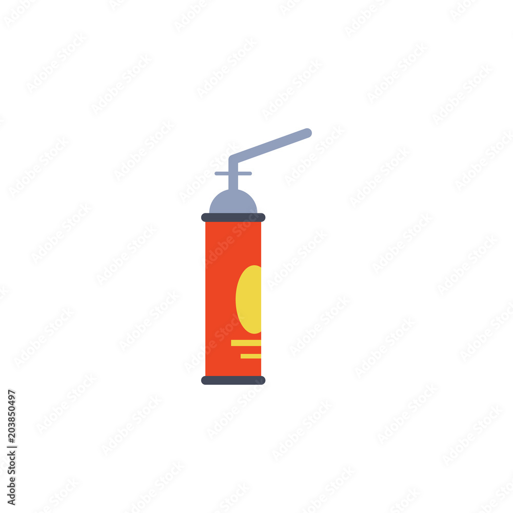 Poster colored construction foam illustration. element of construction tools for mobile concept and web app
