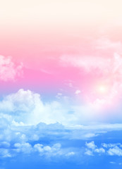 Obrazy na Szkle  Pionowe zdjęcie nieba i chmur