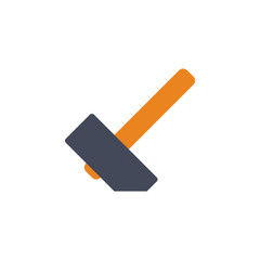 colored a hammer illustration. Element of construction tools for mobile concept and web apps. Detailed a hammer illustration can be used for web and mobile. Premium icon
