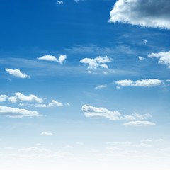 Blue sky and clouds