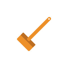 colored wooden hammer illustration. Element of construction tools for mobile concept and web apps. Detailed wooden hammer illustration can be used for web and mobile. Premium icon
