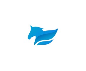 Naklejka premium Horse logo