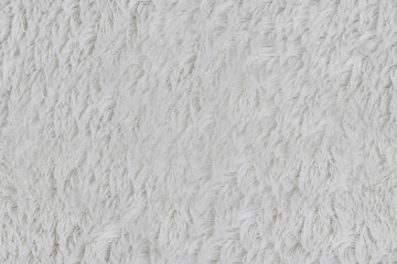 Seamless white faux fur texture