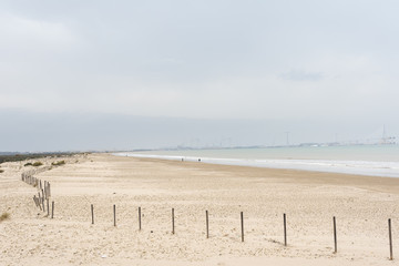 playa de Valdelagrana en el Puerto Santa María provincia de Cádiz 