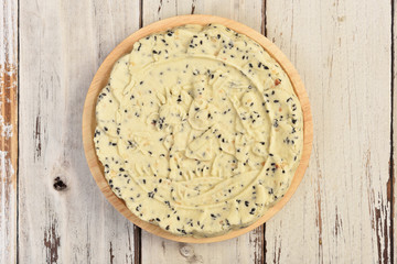 Taiwan traditional snack- Black sesame almond cake