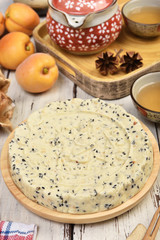 Taiwan traditional snack- Black sesame almond cake
