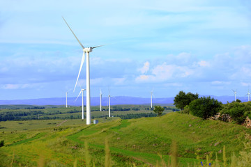wind turbines
