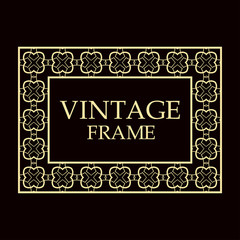 Obraz premium Vintage ornamental frame