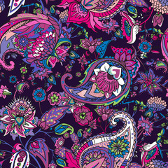 Naklejka premium Paisley