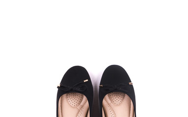 Still life photo of women black and white clothes or outfit