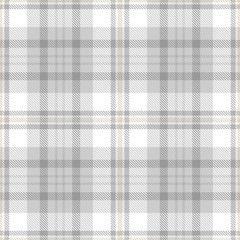 Tartan Seamless Pattern Background in Pastel Grey, Dusty Beige And White  Color  Plaid.