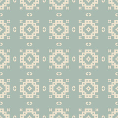 Antique seamless background Square Round Check Geometry Cross