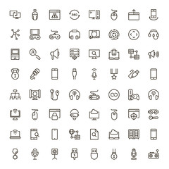 Online game icon set.