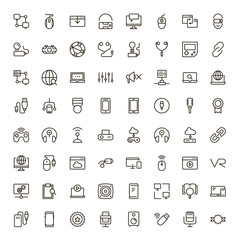 Online game icon set.