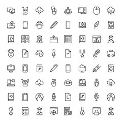 Flat icon set