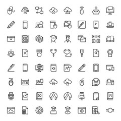 Flat icon set