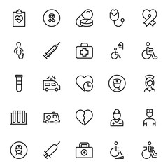 Fototapeta premium Cancer flat icon