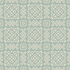 Antique seamless background Round Curve Cross Flower Square Line