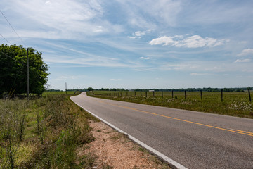 Empty country road