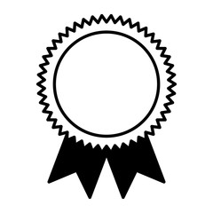 medal winner award icon vector illustration design