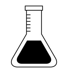 tube test isolated icon vector illustration design