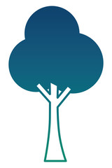 tree plant isolated icon vector illustration design