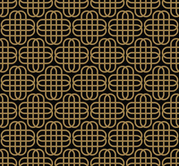 Modern Luxury stylish geometric textures with lines seamless patterns