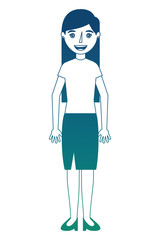 Fototapeta premium elegant businesswoman avatar character vector illustration design