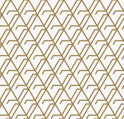 Fototapeta premium Modern Luxury stylish geometric textures with lines seamless patterns