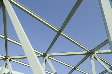 Fototapeta premium 緑色の橋