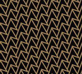 Modern Luxury stylish geometric textures with lines seamless patterns