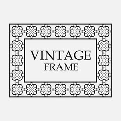 Fototapeta na wymiar Vintage ornamental frame