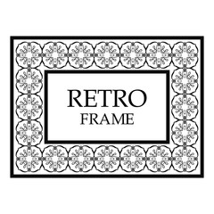Vintage ornamental frame