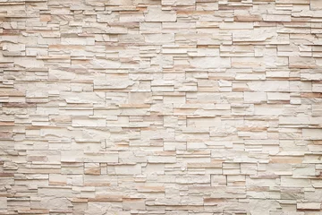 Foto op Plexiglas Steen pattern of decorative stone wall background