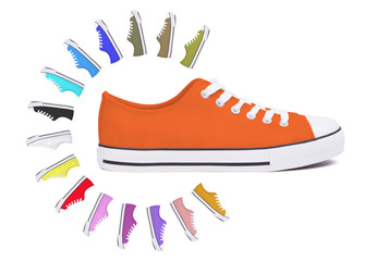 New sneaker shoe - Orange