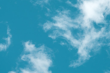 Obraz premium small clouds in the blue sky. Evening sky with lots small clouds - natural background .